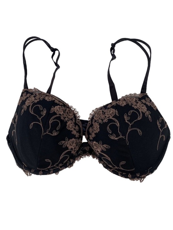 Ambrielle Other - Ambrielle Women Bra 36DD Black Extreme Push Up Lace Underwire Adjustable Straps